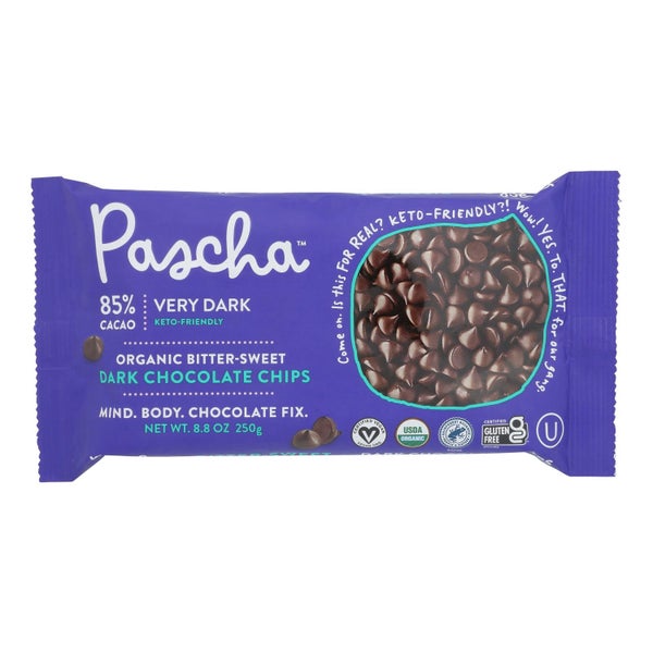 6-PACK OF Chocolate Chip Bittersweet Pascha 8.8 oz