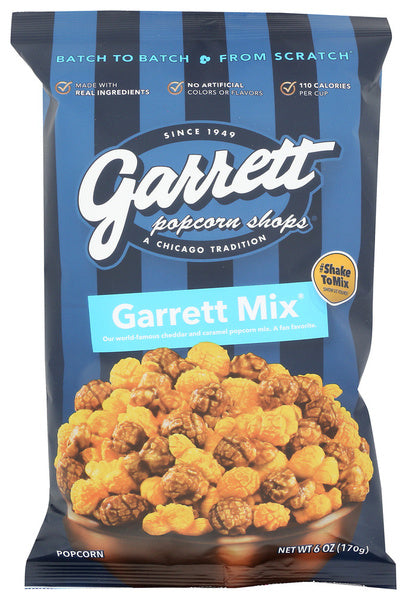 12-PACK OF Snack Popcorn Garrett Brands 6 oz