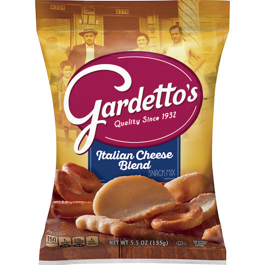 7-PACK OF Italian Cheese Bread Snack Mix Gardetto'S, 7 - 5.5 Oz