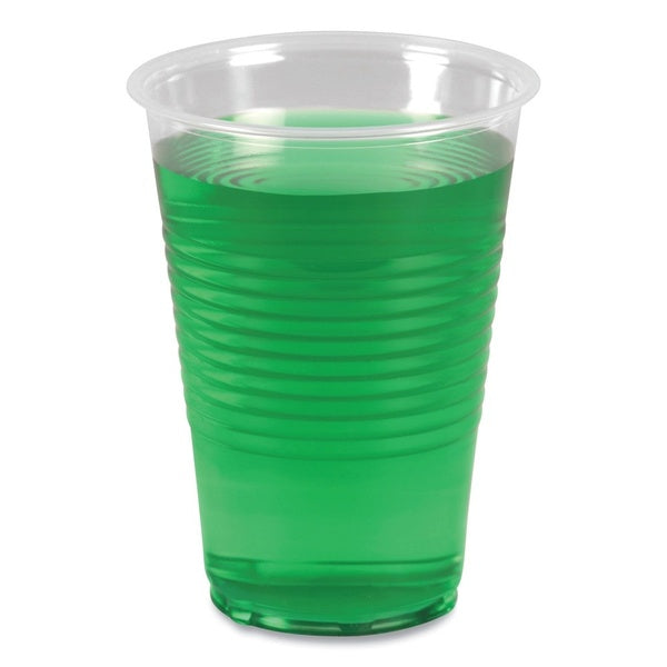 1000-PACK OF Cup Plastic Boardwalk BWKTRANSCUP14CT 14 oz Translucent Plastic Cold Cups - Bulk Pack of 1000 for Events and Everyday Use