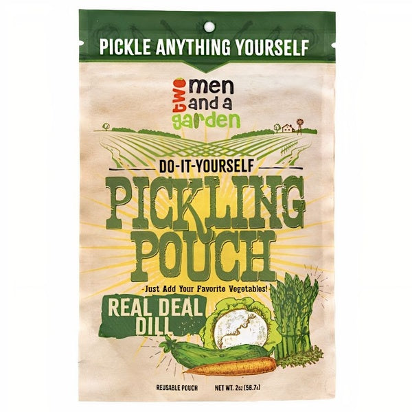 12-PACK OF Spice Pickling, Do It Yourself Pickling Pouch - Real Deal Dill, Two Men and a Garden