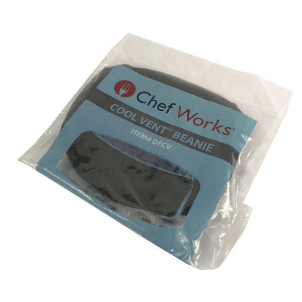 EA-PACK OF HAT CHEF BEANIE PINSTRIPE