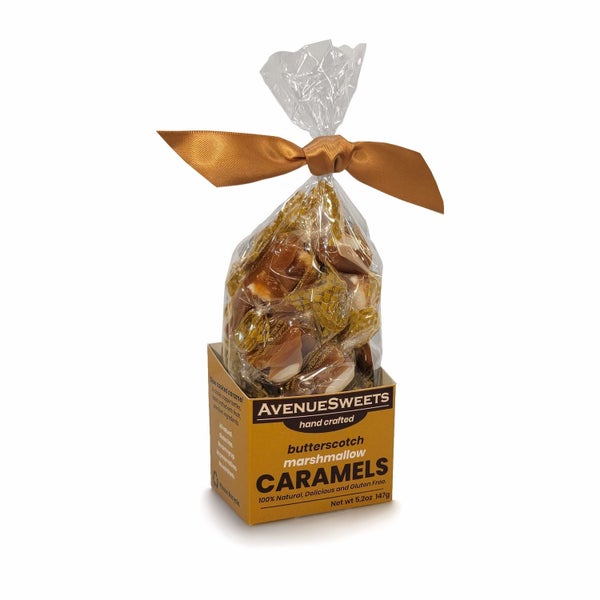 12-PACK OF Candy Caramels Butterscotch Marshmallow 5.2 OZ, AvenueSweets