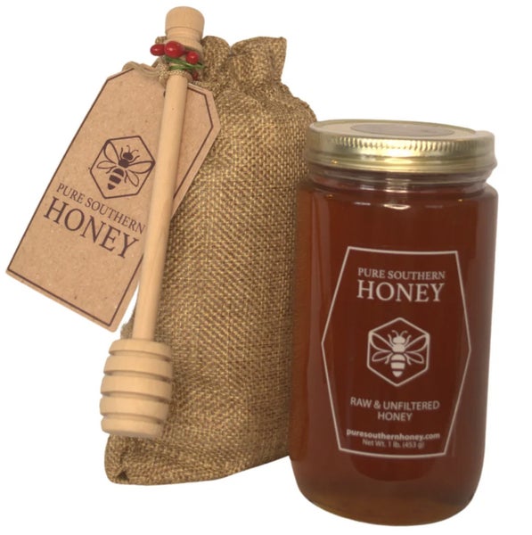 12-PACK OF Honey, Medium Holiday Gift Bag, Pure Southern Honey