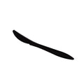 1000-PACK OF Knife Plastic Karat 1,000 ct PP Plastic Medium Weight Knives Bulk Box, Black
