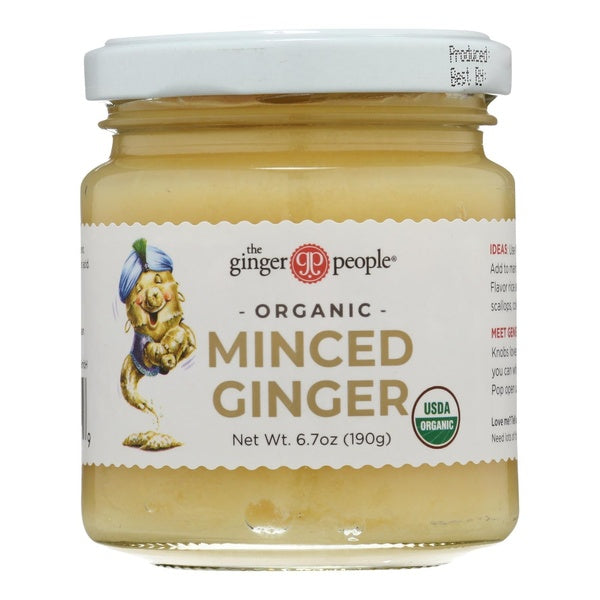 12-PACK OF Ginger Minced Organic The Ginger People 6.7 oz
