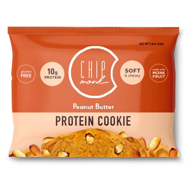 12-PACK OF Cookies, Protein Peanut Butter ChipMonk Baking