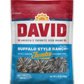 12-PACK OF Roasted & Salted Buffalo Style Ranch Jumbo Sunflower Seeds David Sunflower Seeds, 12 - 5.25 Oz