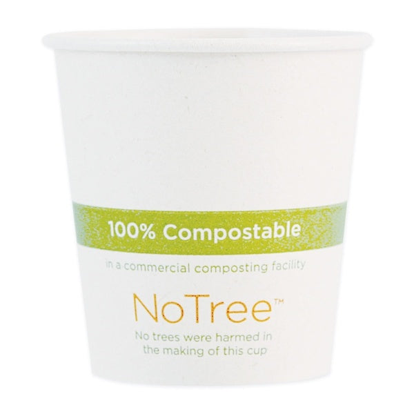 1000-PACK OF Cup Paper Eco-Friendly World Centric NoTree Paper Hot Cups - 10 oz. Natural, 1000 Count - Perfect for Coffee, Tea, and More