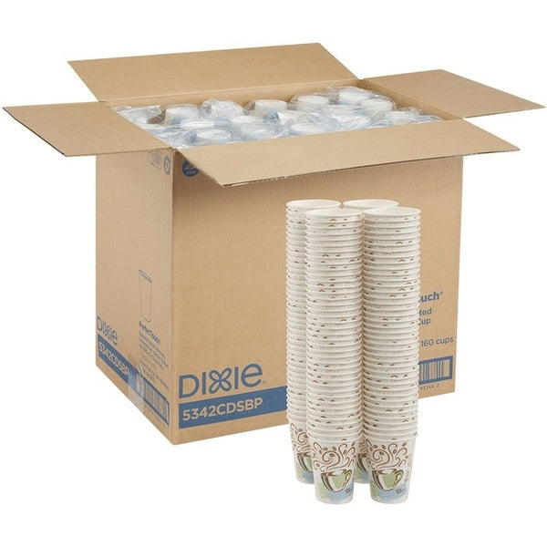 6-PACK OF CUP PAPER INSULATED, HOT COFFEE 12 OZ INSULATED - 960 CUPS
