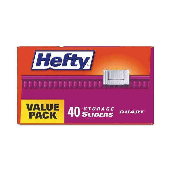 360-PACK OF Storage Plas Hefty 1-Quart Clear Slider Food Storage Bags - 360 Count (8 in. x 7 in.) for Easy Food Organization