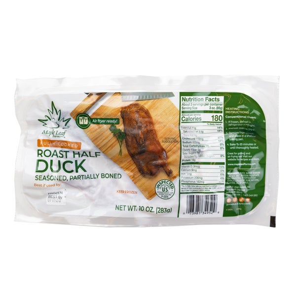 10 OZ-PACK OF DUCK HALF ROAST RETAIL FROZEN