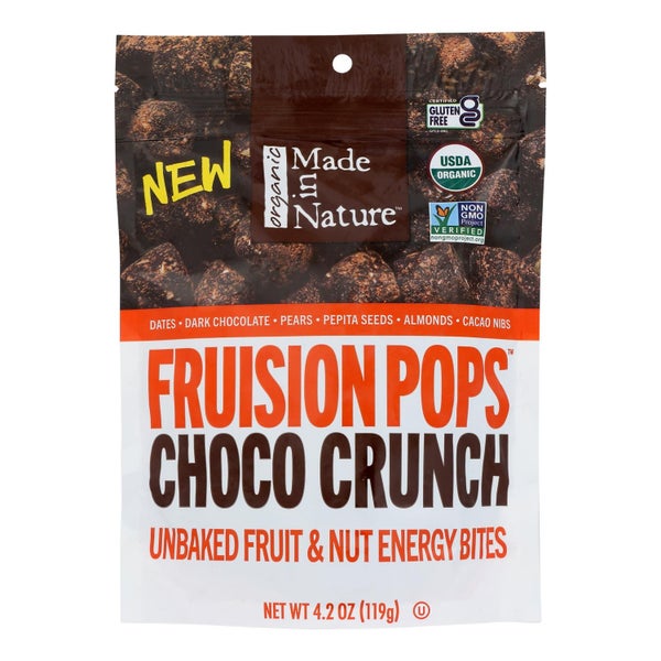 6-PACK OF Bar Energy Choco Crunch Made In Nature 4.2 oz
