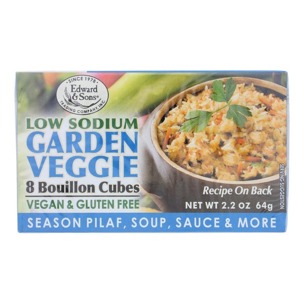 12-PACK OF Bouillon Veg Low Sodium S Wallace Edwards & Sons 2.2 oz