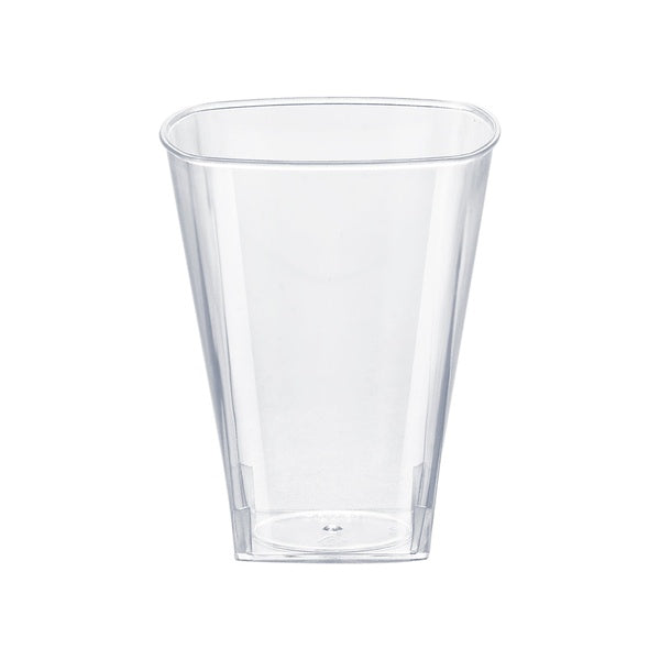 48-PACK OF Glass Plastic 2 oz Square Shot