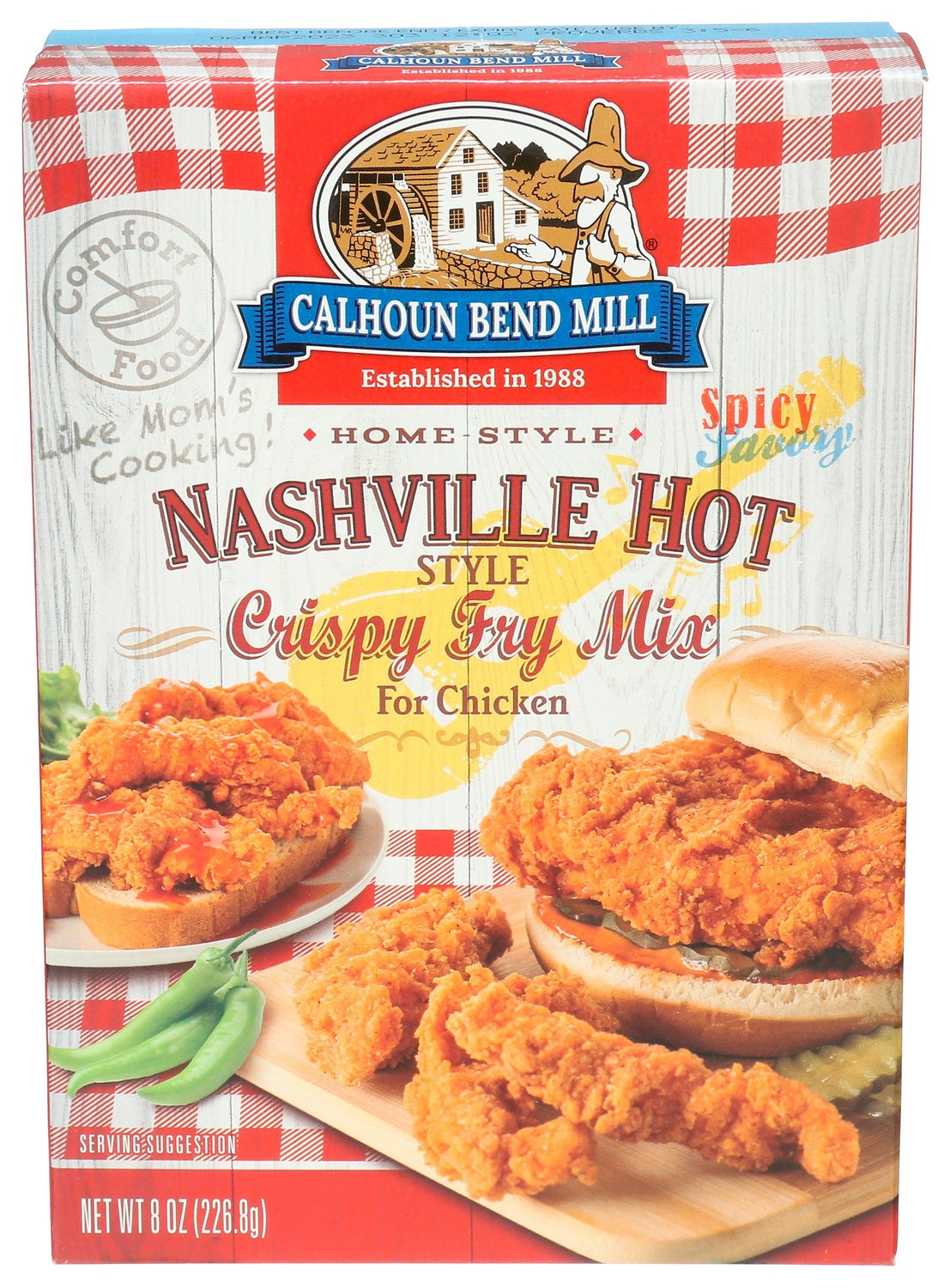 6-PACK OF BREADING MIX NASHVILLE HOT STYLE