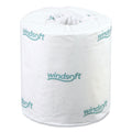 48-PACK OF Tissue Toilet Windsoft WIN2405 2-Ply Septic Safe Individually Wrapped Bath Tissue Rolls - Premium White (48 Rolls per Carton)