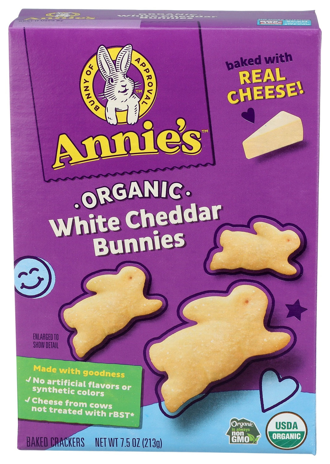 12-PACK OF SNACK CRACKER WHITE CHEDDAR BUNNIES
