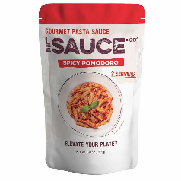 12-PACK OF Sauce Pasta, Spicy Pomodoro Gourmet, Le Sauce & Co.