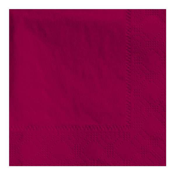 4-PACK OF NAPKIN BEV 9.5X9.5 2PLY BGNDY