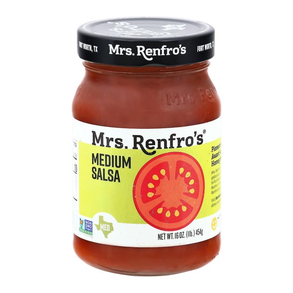 6-PACK OF Salsa Medium Mrs. Renfro's 16 oz