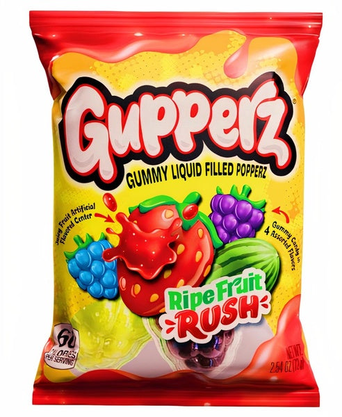 48-PACK OF Candy Ripe Fruit Rush Gupperz, AI Distribution