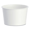 1000-PACK OF Container Food SOLO VS608-02050 8 oz Double Poly Paper Food Containers - 3.8 in. Diameter x 2.4 in. Height - Perfect for Hot and Cold Meals - 50 Pack, 20 Packs/Carton