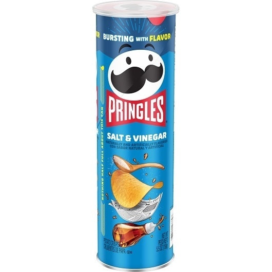 14-PACK OF Salt & Vinegar Potato Crisp Pringles, 14 - 5.5 Oz