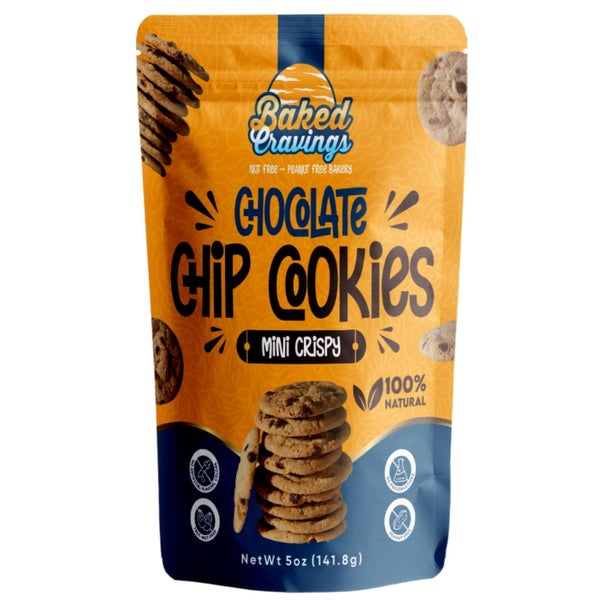 6-PACK OF BAKED CRAVINGS CHOCOLATE CHIP COOKIE BAG