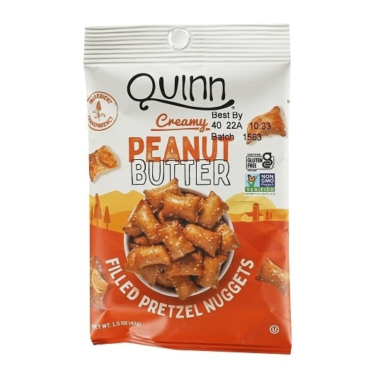 48-PACK OF Peanut Butter Filled Nuggets Case Quinn Foods, 48 - 1.5 Oz