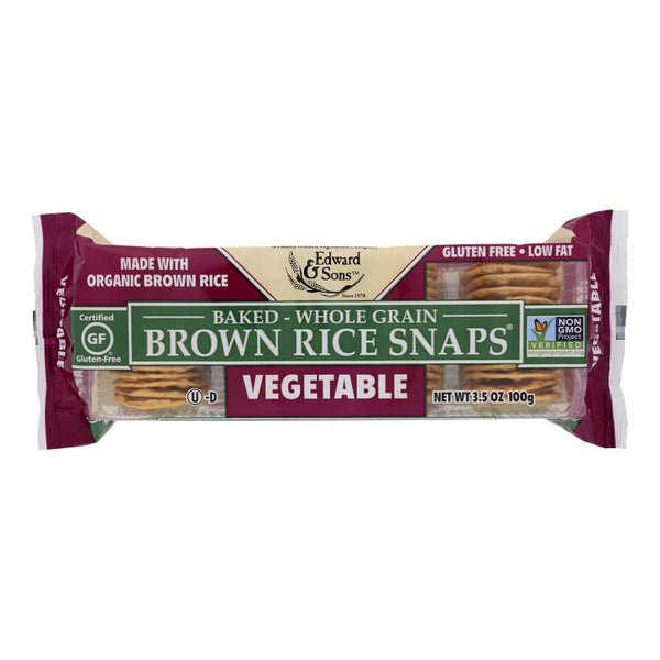 12-PACK OF Cracker Snack Vegetable S Wallace Edwards & Sons 3.5 oz