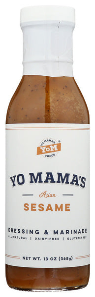 6-PACK OF Dressing Sesame Yo Mamas Foods 13 oz