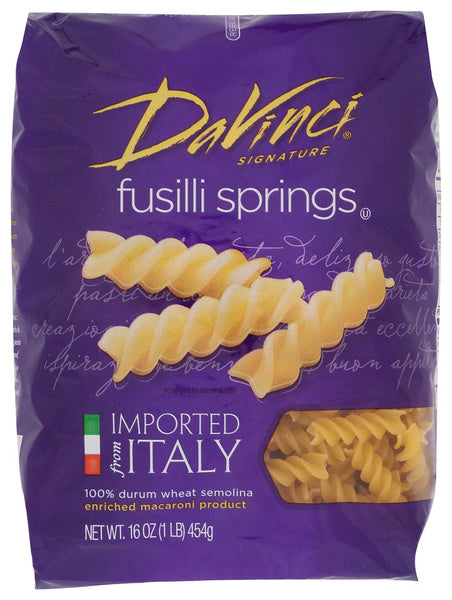 12-PACK OF PASTA FUSILLI SPRINGS 16 OUNCE - CASE OF 12