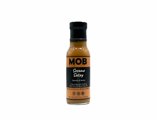 6-PACK OF Sauce Satay Sesame Savory Nutty, MOB