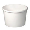 500-PACK OF Container Paper SOLO HS4085-2050 8 oz. Flexstyle Double Poly Paper Containers - White (500 Count) for Hot and Cold Food