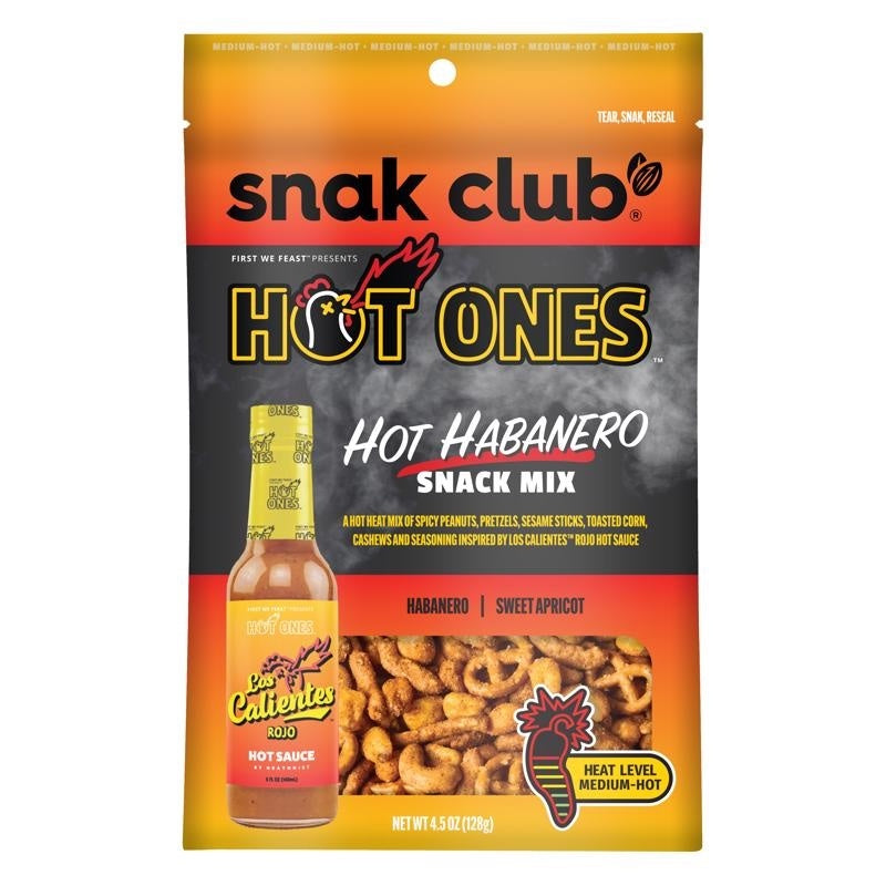6-PACK OF SNACK MIX HOT HABENERO SWEET APRICOT