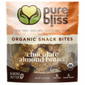 6-PACK OF Organic Snack Bites Chocolate Almond Butter, Pure Bliss Organics