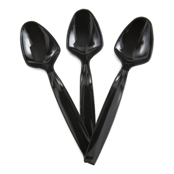 144-PACK OF SPOON PLAS SERV BLK