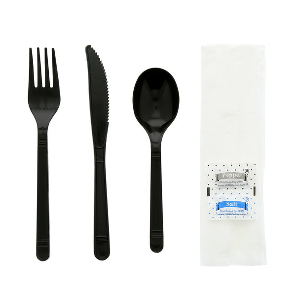 1-PACK OF KIT CUTLERY F/SS/K NAP S&P BLK