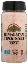 12-PACK OF SALT FINE PINK HIMALAYAN 12.5 OUNCE - CASE OF 12
