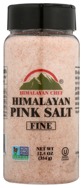 12-PACK OF SALT FINE PINK HIMALAYAN 12.5 OUNCE - CASE OF 12
