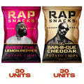 60-PACK OF Snack Potato Chip Variety Box 3 (OG BBQ Cheddar Chips, Sweet Chili Lemon Pepper) Rap Snacks, AI Distribution