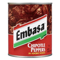 12-PACK OF Chipotle Peppers In Adobo Sauce Embasa, 12 - 26 OZ