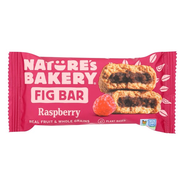 12-PACK OF Snack Bar Stone Ground Whole Wheat Fig Raspberry