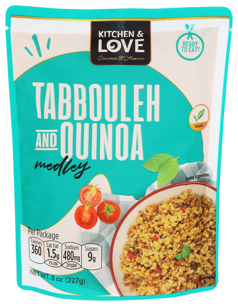6-PACK OF GRAIN QUINOA TABBOULEH & QUINOA 8 OUNCE - CASE OF 6