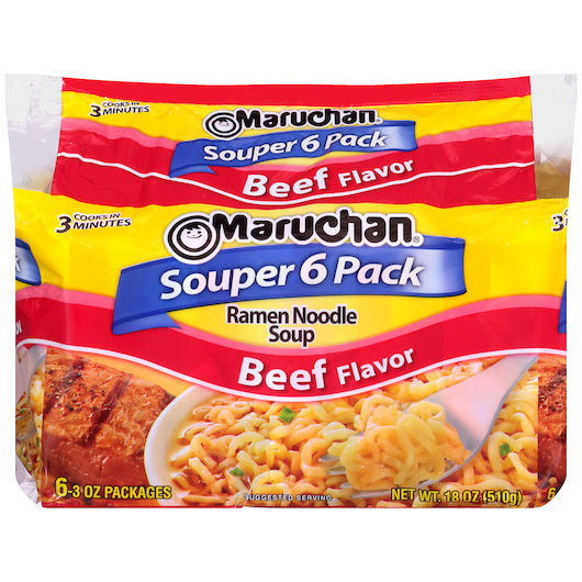 4-PACK OF Noodle Ramen Beef