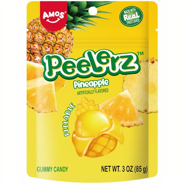 48-PACK OF Candy Pineapple Gummy Amos Peelerz