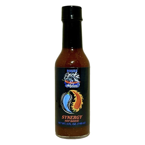 12-PACK OF Sauce Hot Synergy, Rising Smoke Sauceworks