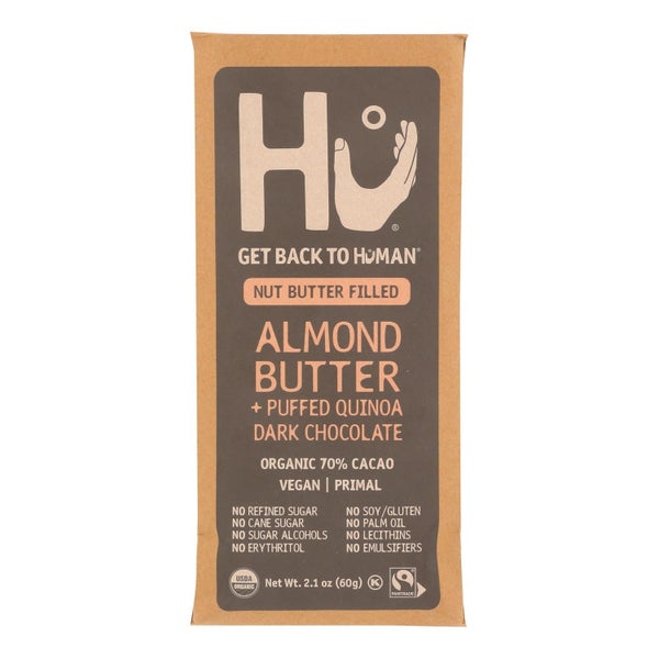 12-PACK OF CHOCOLATE BAR DARK CHOCOLATE ALMOND BUTTER QUINOA