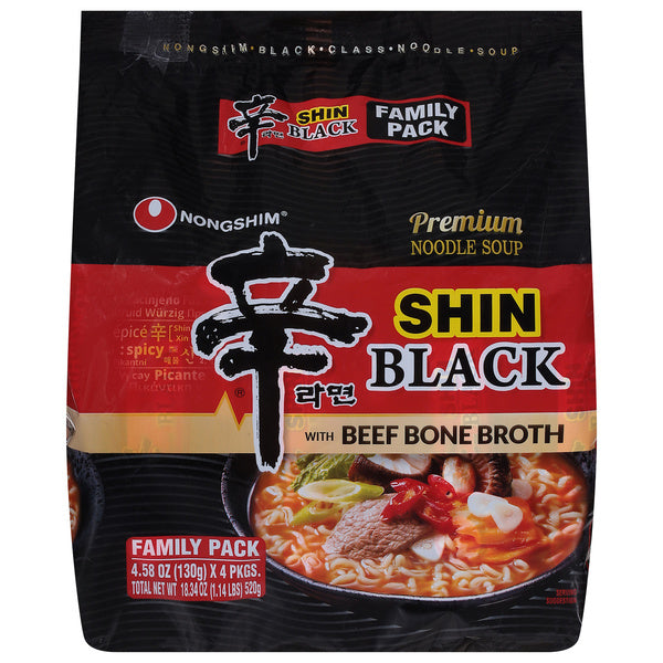 4-PACK OF NOODLE BEEF BEEF BONE BROTH, FAMILY PACK CASE OF 4